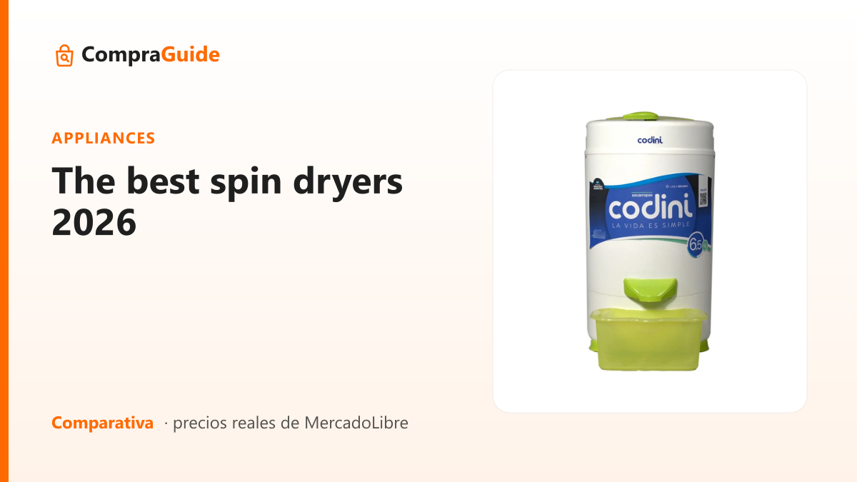 The best spin dryers 2026