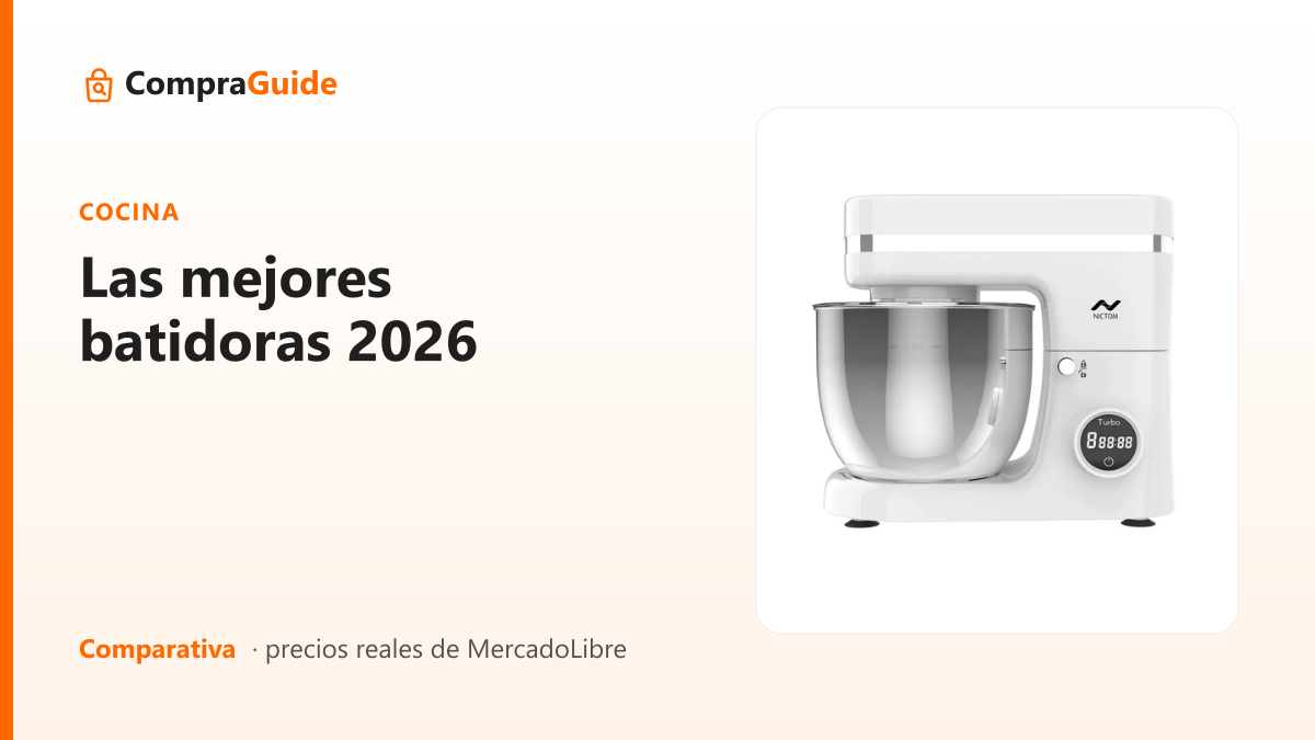 Las mejores batidoras 2026