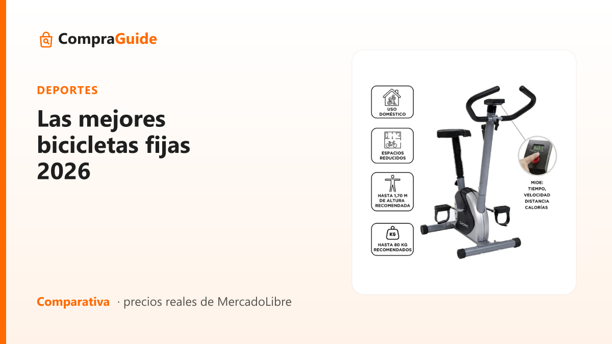 Las mejores bicicletas fijas 2026