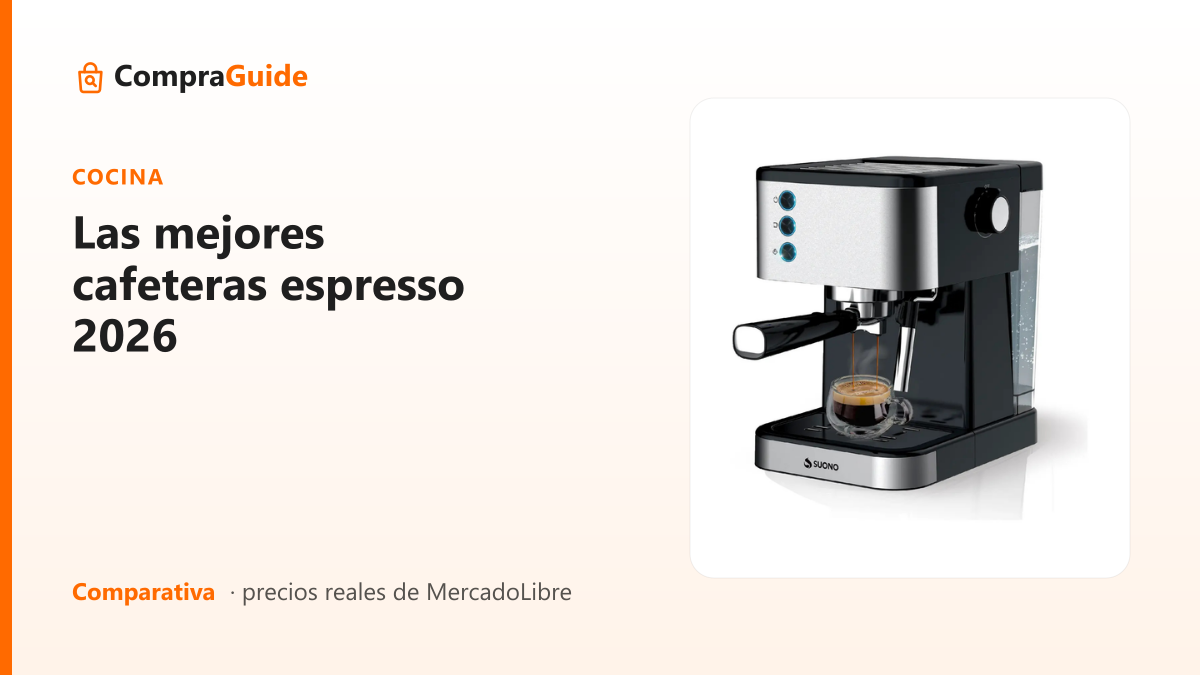 Las mejores cafeteras espresso 2026
