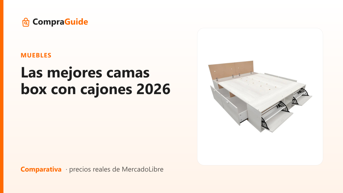 Las mejores camas box con cajones 2026
