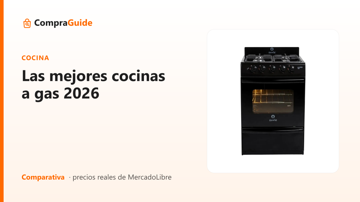 Las mejores cocinas a gas 2026