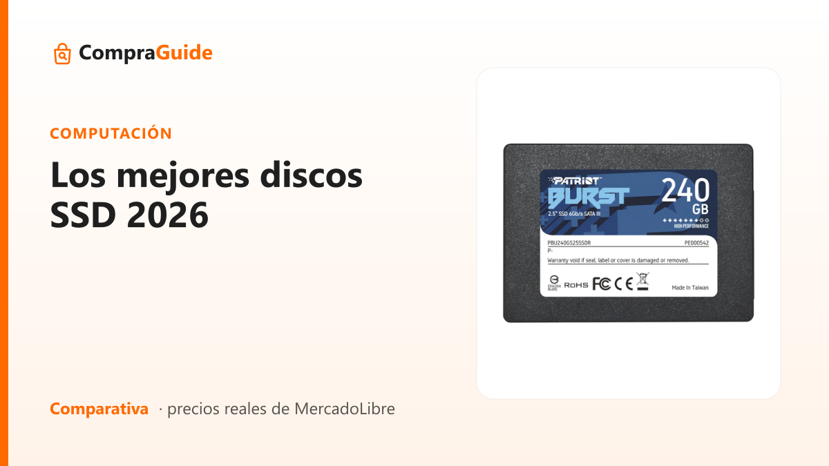Los mejores discos SSD 2026