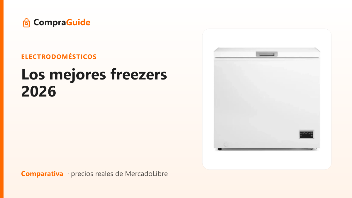 Los mejores freezers en Argentina (2026): qué marca conviene