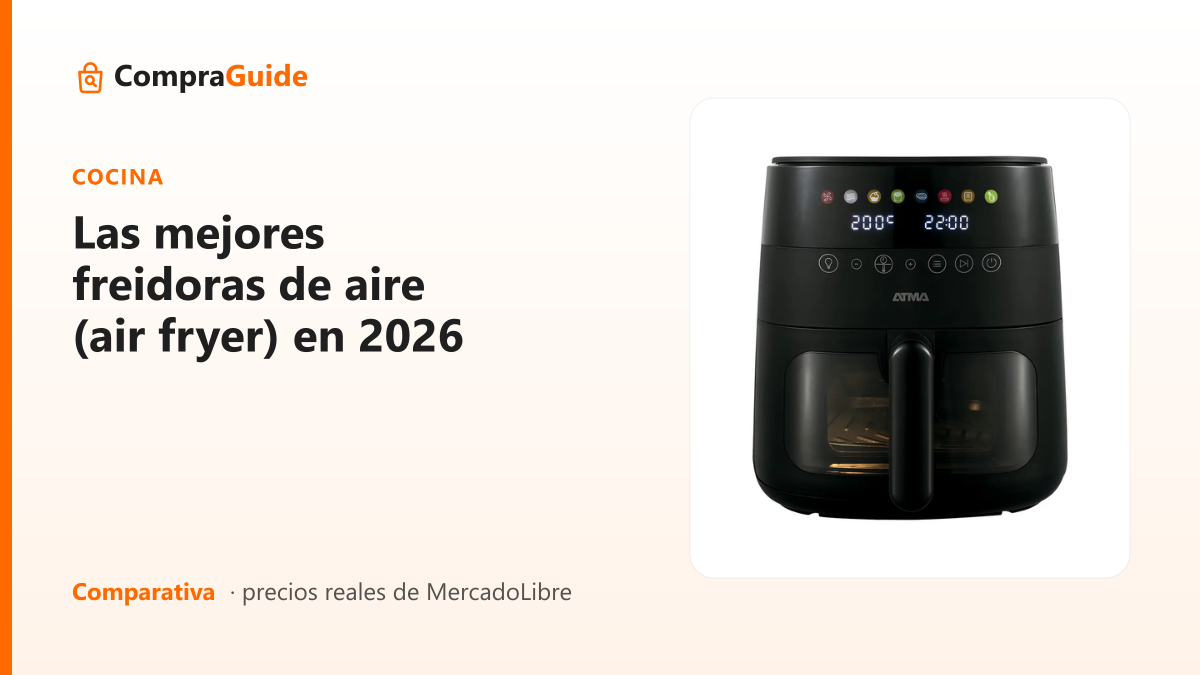 Las mejores freidoras de aire (air fryer) en 2026