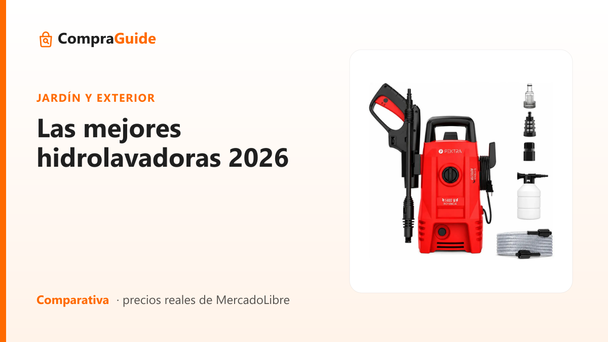 Las mejores hidrolavadoras 2026