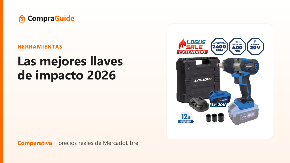 Las mejores llaves de impacto 2026