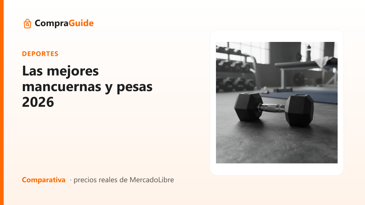 Las mejores mancuernas y pesas 2026