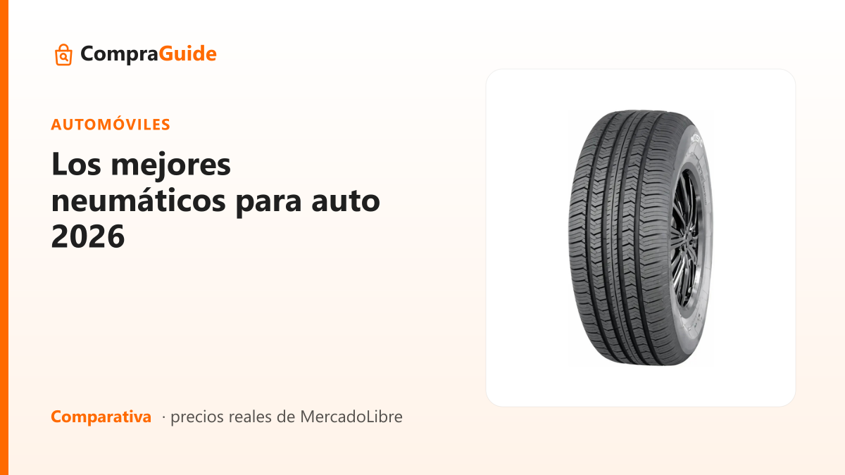 Los mejores neumáticos para auto 2026