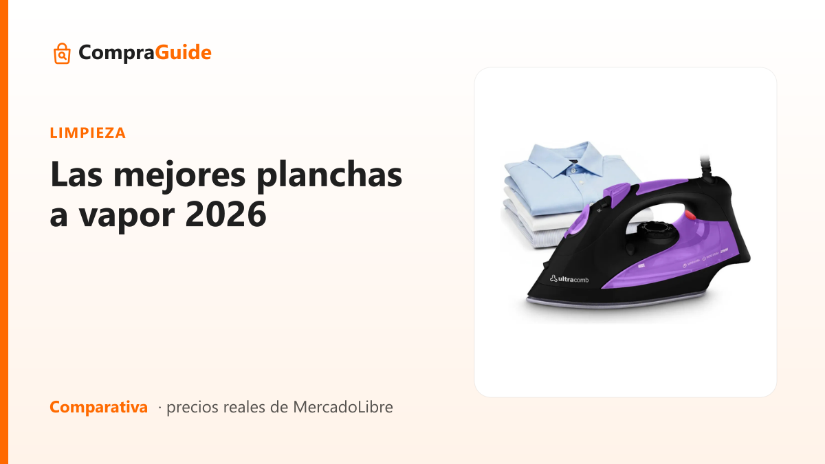 Las mejores planchas a vapor 2026
