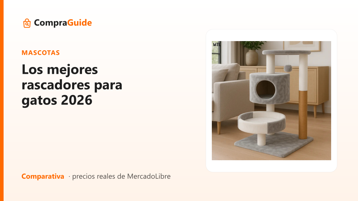 Los mejores rascadores para gatos 2026