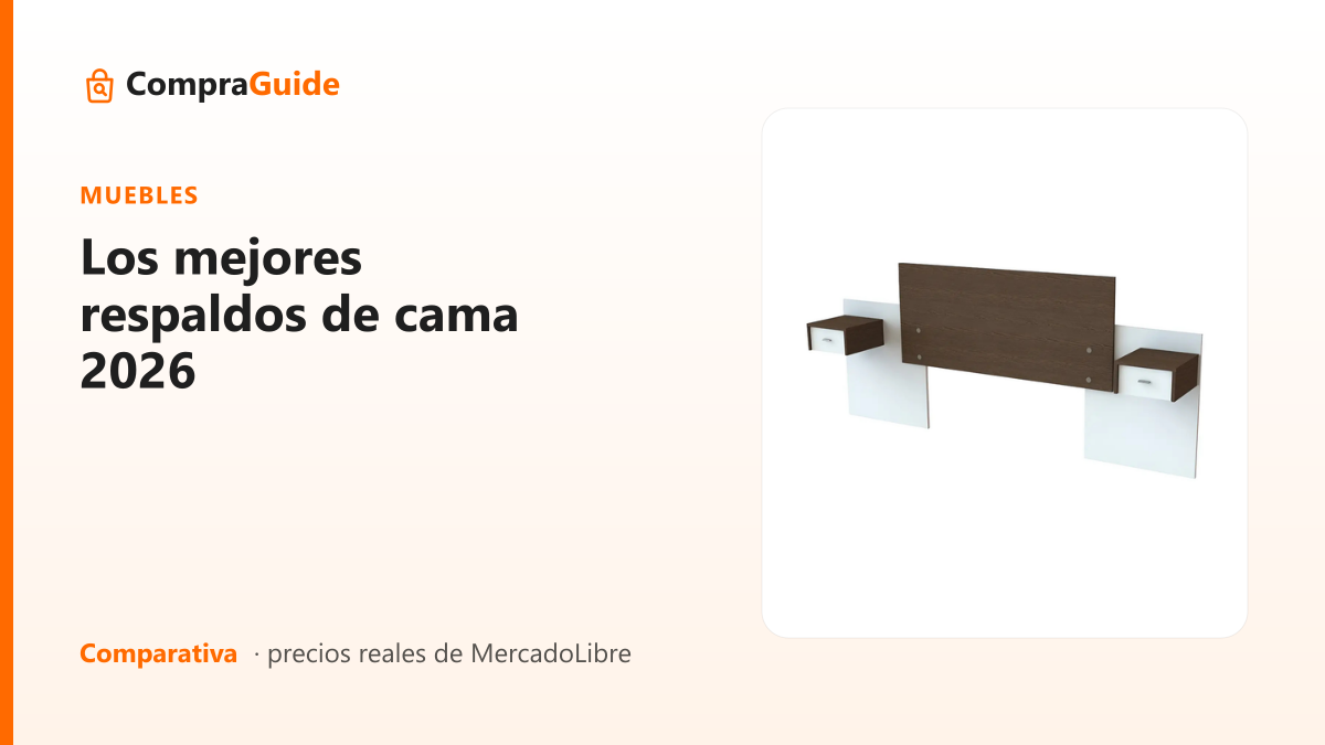 Los mejores respaldos de cama 2026