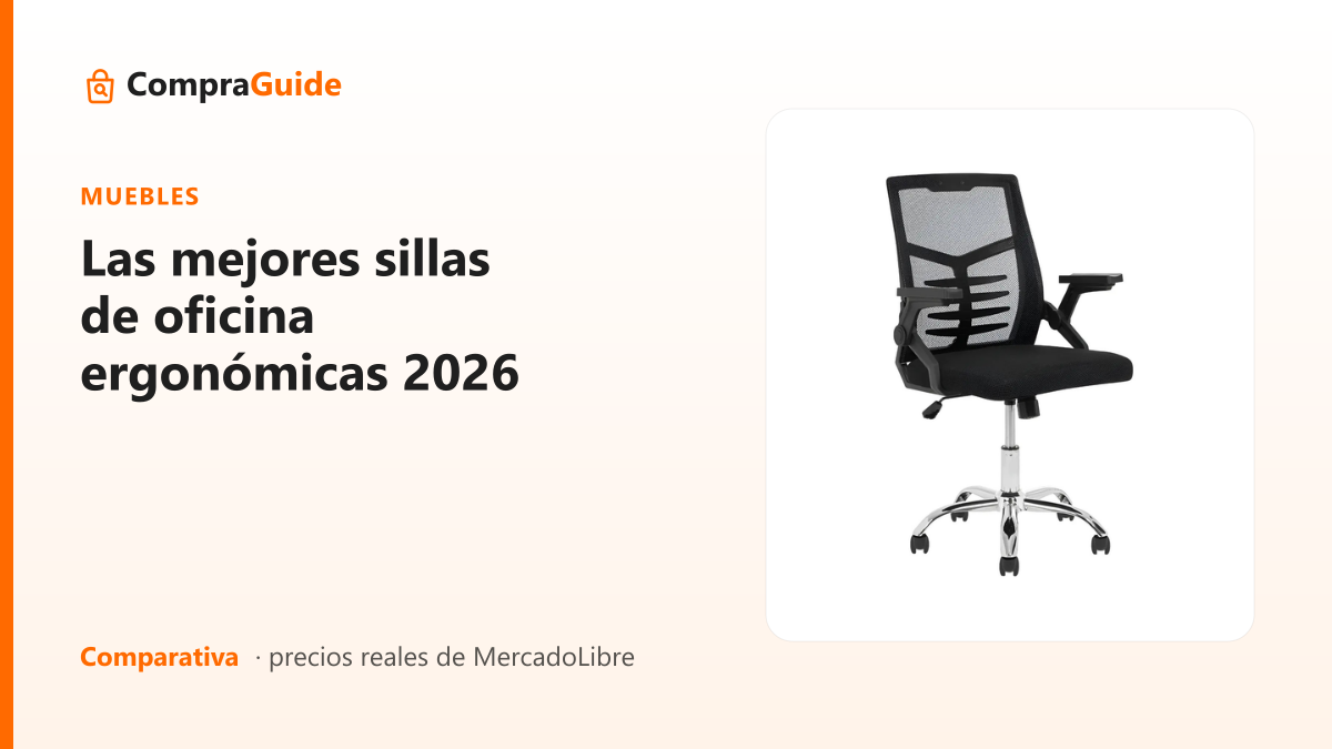 Las mejores sillas de oficina ergonómicas 2026