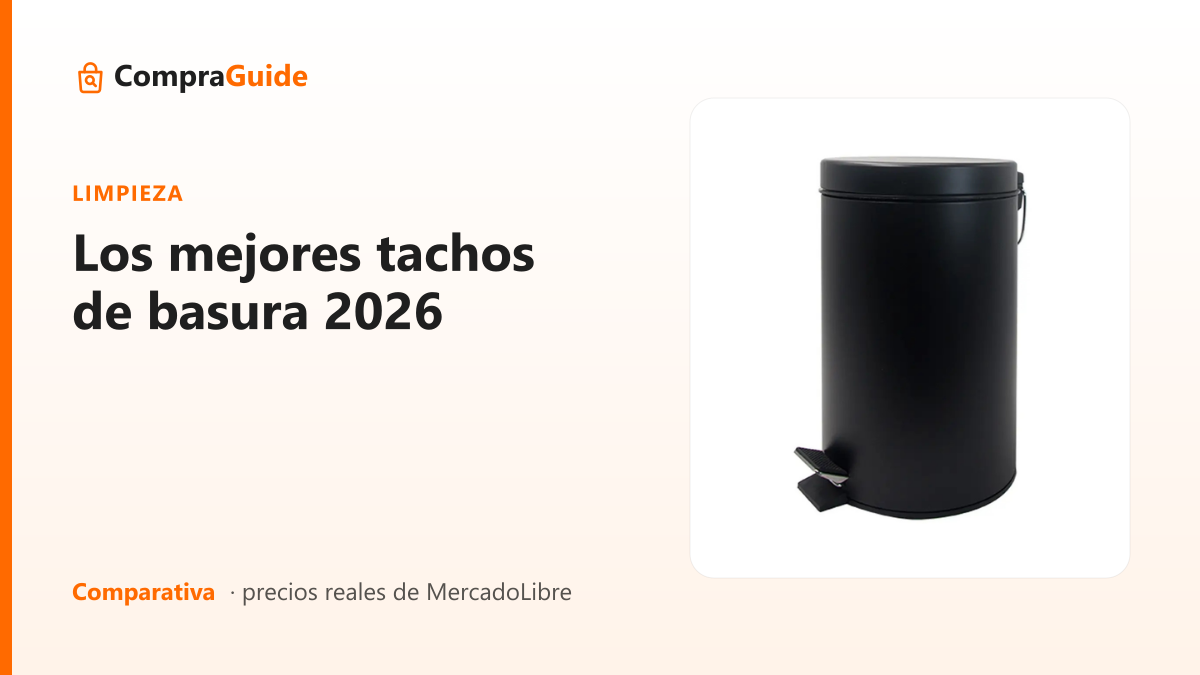 Los mejores tachos de basura 2026