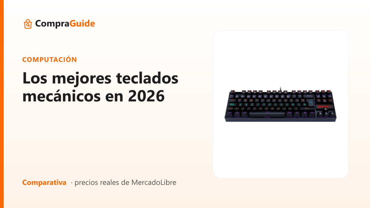 Los mejores teclados mecánicos calidad-precio (2026)