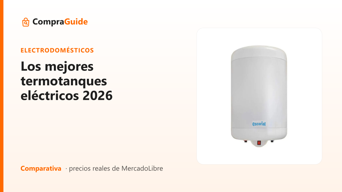 Los mejores termotanques eléctricos 2026